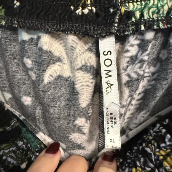 Soma Botanical Print Kimono Robe - Picture 7 of 7